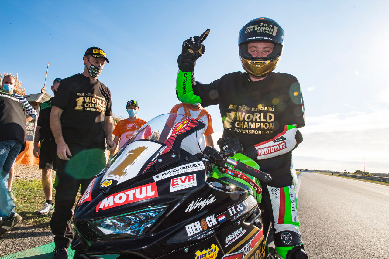 FIM Superbike World Championship, Round 08, October 15-18, 2020, Estoril, Portugal, WorldSSP300, Jeffrey Buis, Kawasaki