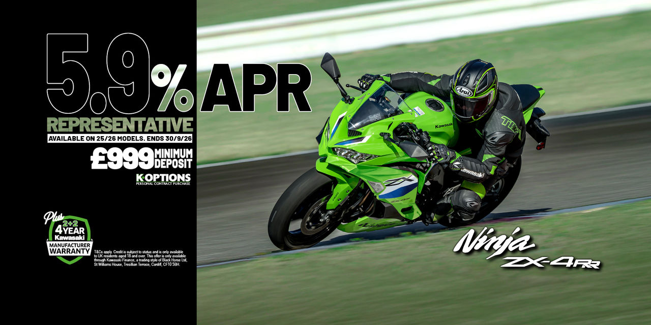 Ninja ZX-4RR now available on Low Rate Finance! | Kawasaki